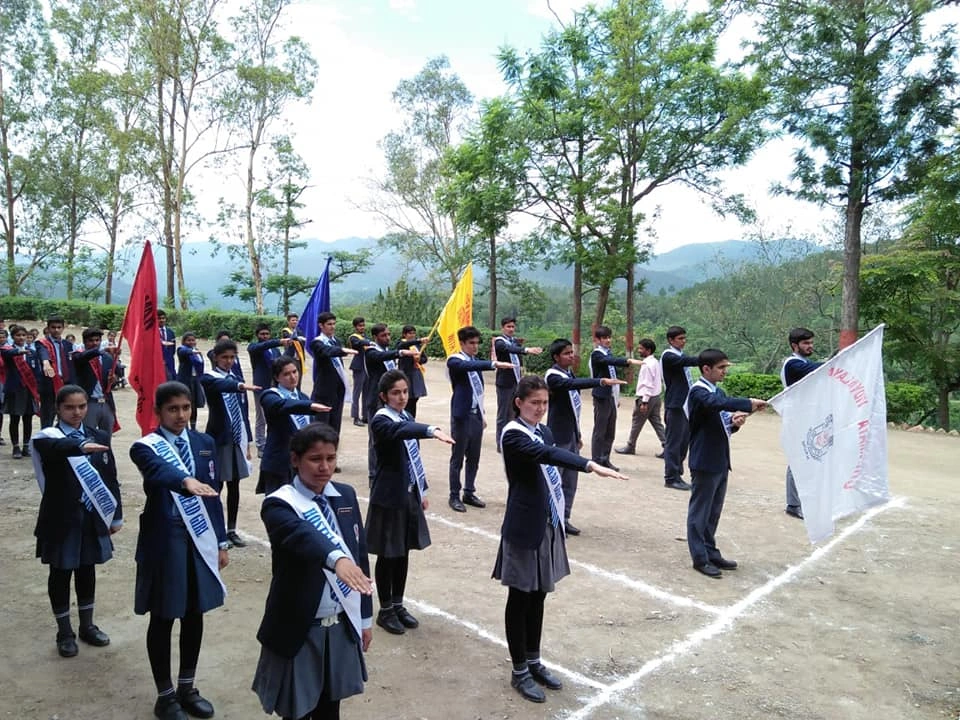 Beautiful Location of Chinmaya Vidyalaya Nauni near Solan