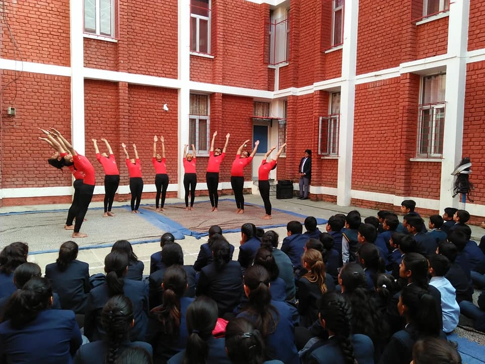 Yoga Meditation and Sports Training at Chinmaya Vidyalaya Nauni