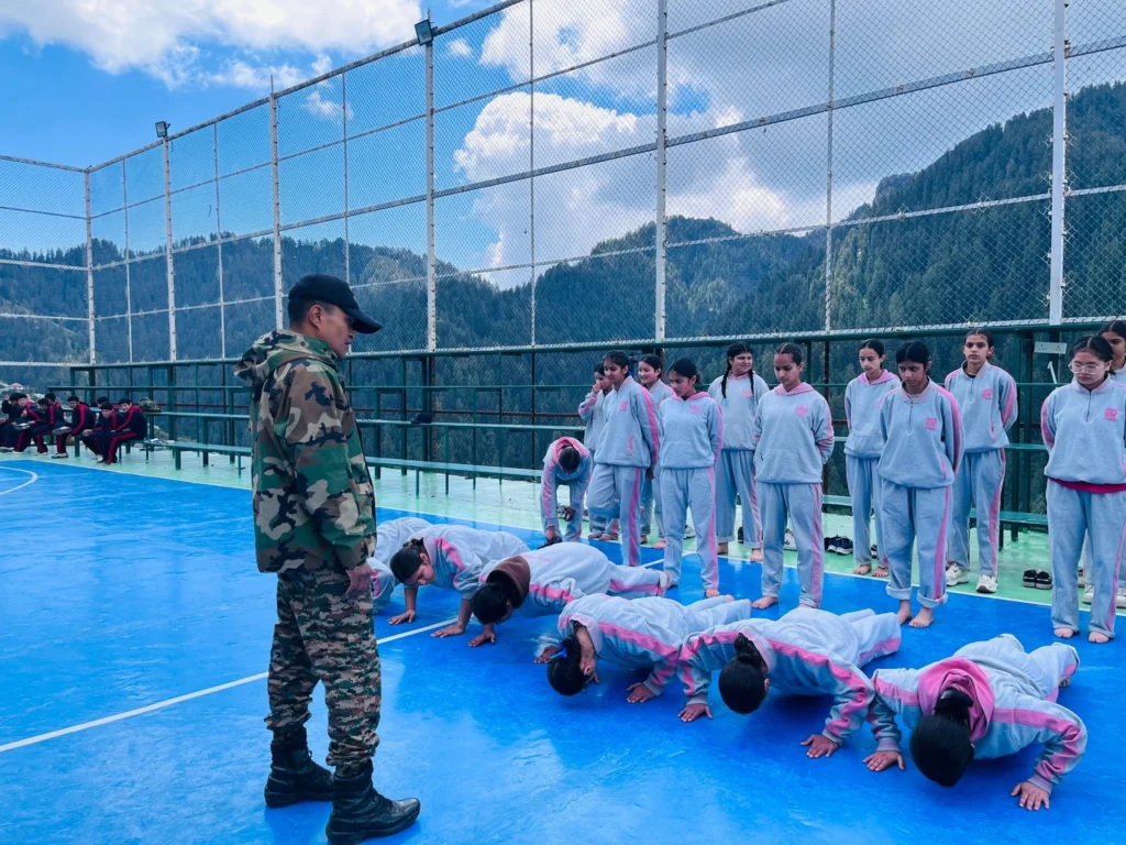 Roots Country School Shimla Admission 2026-27: Fees & Ranking 7 Stunning winter snow view of Roots Country School campus in Shimla.